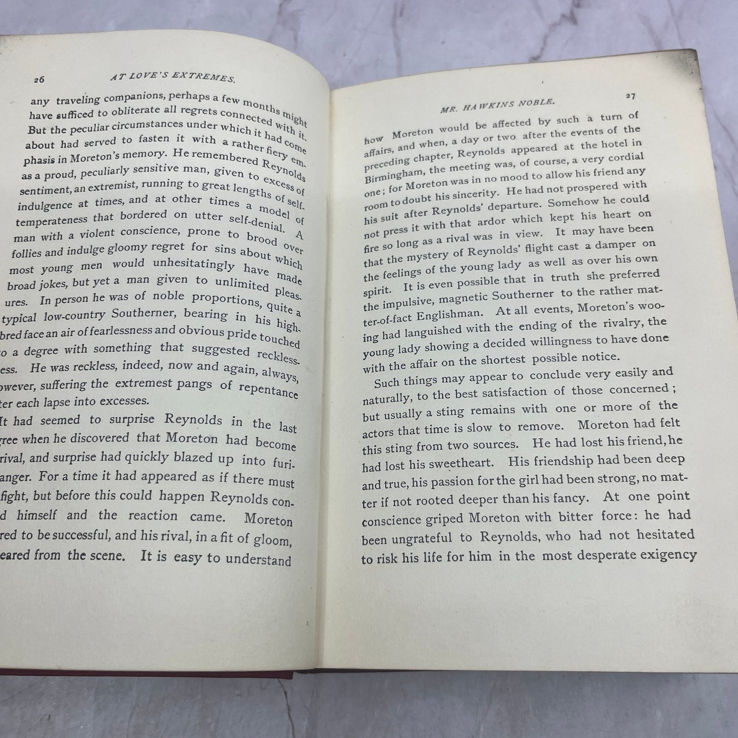 1901 Milly At Love's Extremes A Romance of the Southland Maurice Thompson TE3-OB