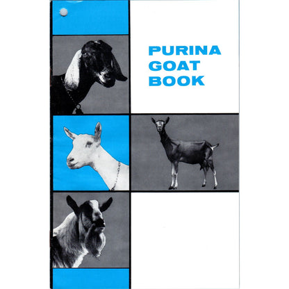 Vintage Purina Goat Book Farming Advertising Booklet AE9-X2