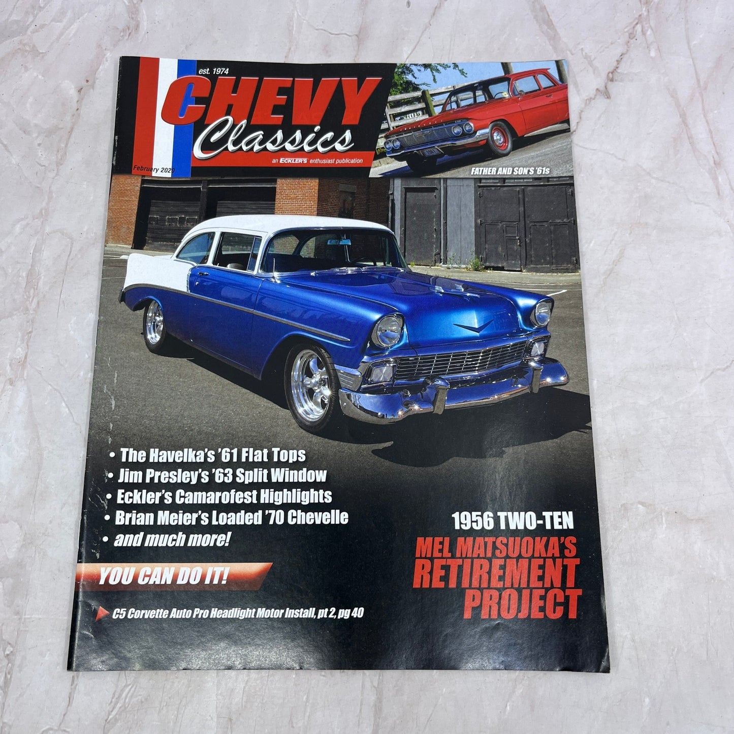 1956 Two-Ten Mel Matsuoka - Chevy Classics Magazine - Feb 2020 M29