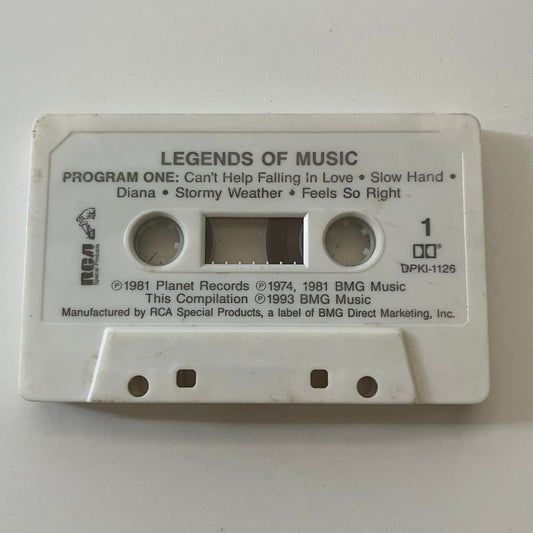 Legends of Music 1981 Planet Records Greatest Hits Cassette Tape TB6-OT1