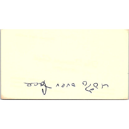 The Treasure Chest Jewelers Albert C. Otto Long Beach CA Business Card SB4-B1