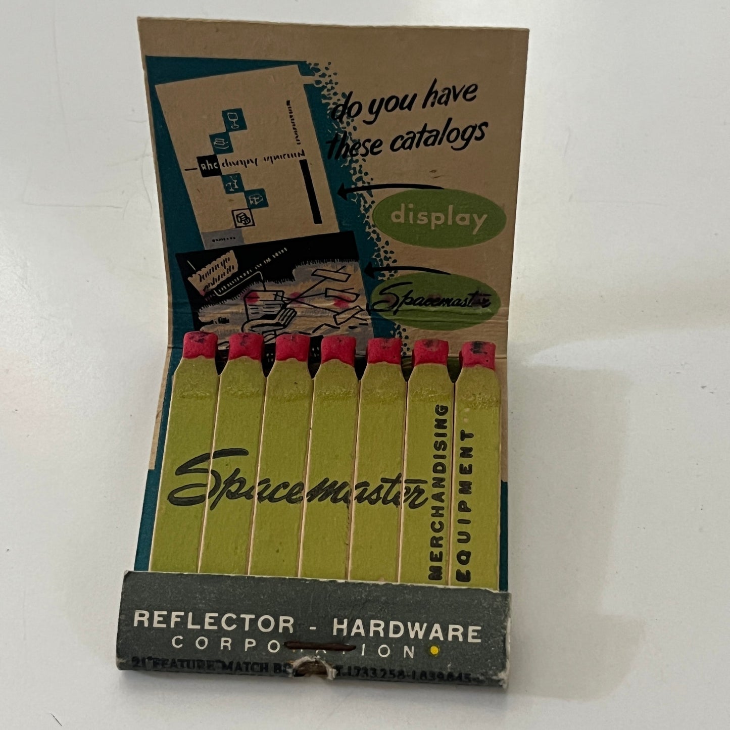 Spacemaster Merchandising Equipment Chicago Feature Matches Matchbook TB7-MMZ5