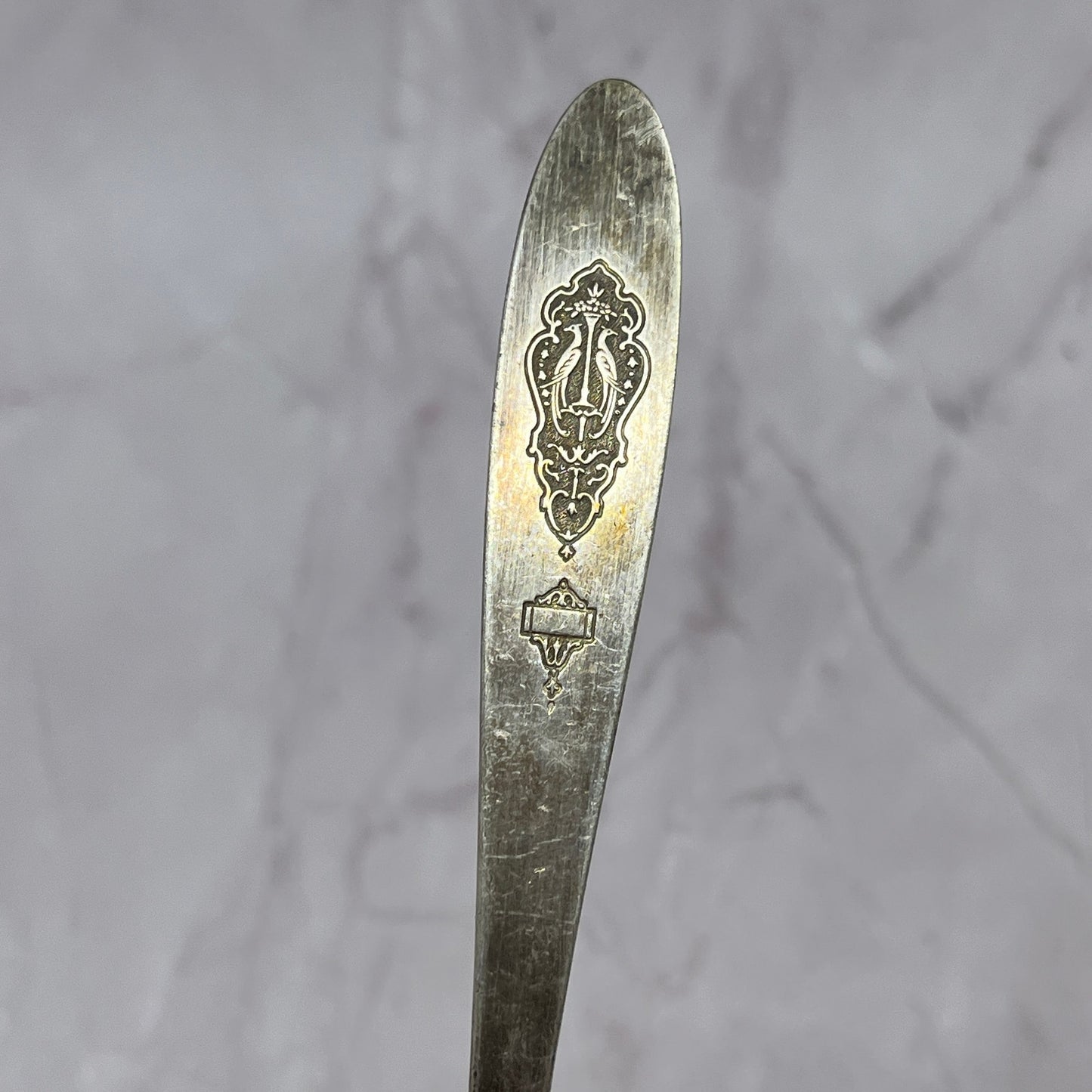 Community 7.5" Dinner Fork Bird of Paradise Pattern Vintage Silverplate TC5-OS-2
