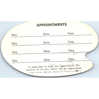 Gayle's Hair Fashions Long Beach CA Vintage Business Card SD8-B12
