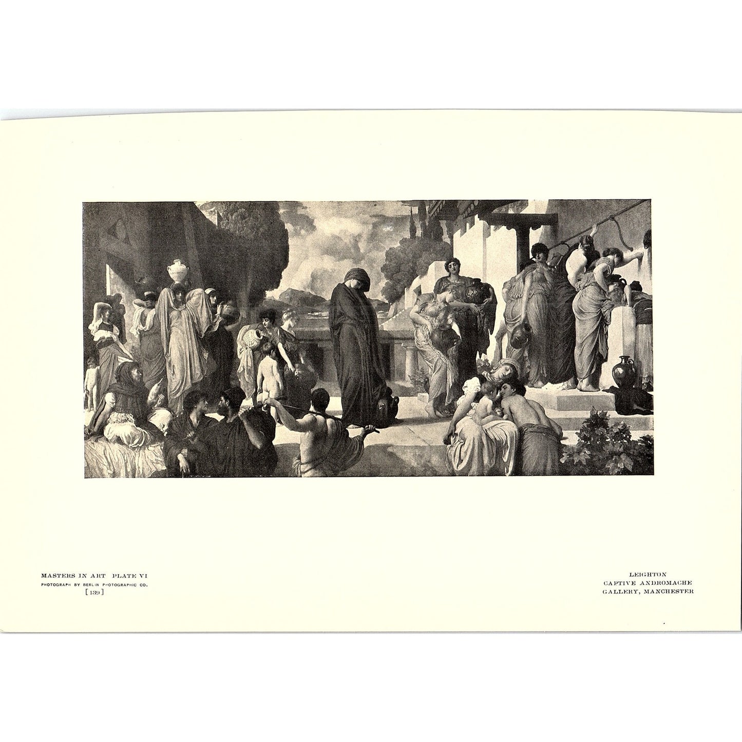 Captive Andromache - Leighton - 1908 Litho Art Print AF5-4