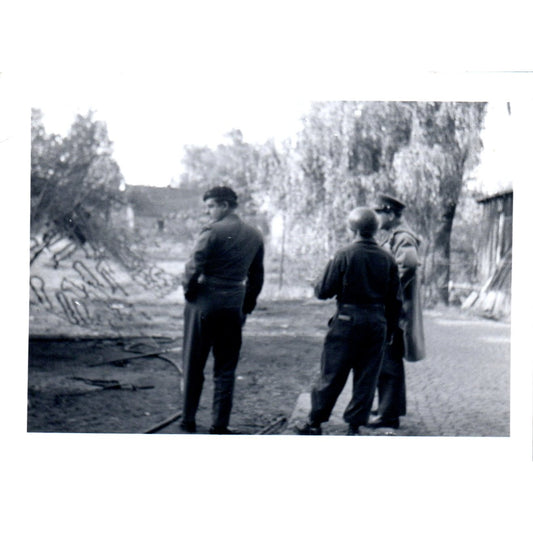 Belgium Military Officers Postwar Germany c1954 Army Photo AF1-AP2