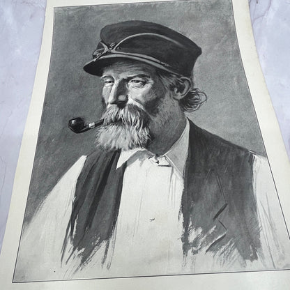 Uncle Billy Wood - Original 1904 A.B. Frost Art Print V14-3