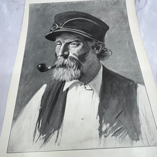 Uncle Billy Wood - Original 1904 A.B. Frost Art Print V14-3