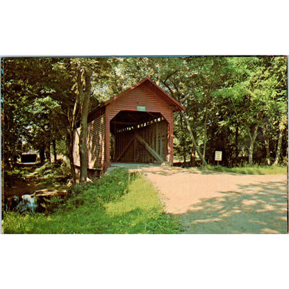 Thurmont Maryland Covered Bridge Postcard PB12