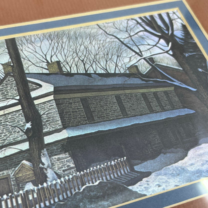 Thomas Foster Hermansader "Wright's Mansion" Print - Signed And Framed 9x10 TI8