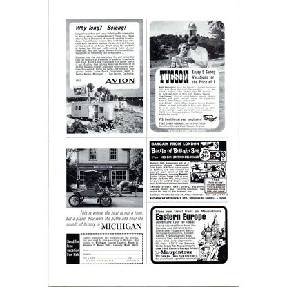 Mercury Colony Park Wood Panel Automobile Car - Vintage Magazine Ad D20