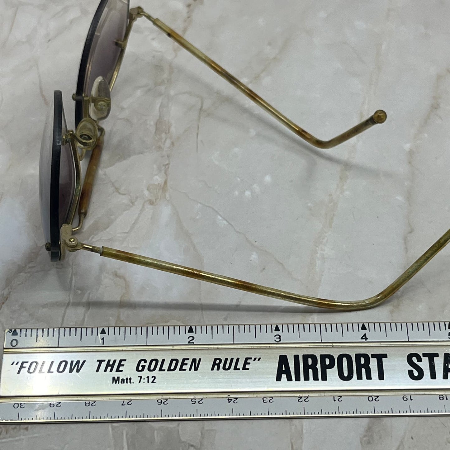 Retro Men’s Rimless ROC Taiwan Aviator Sunglasses Eyeglasses Frames TD7-G3-10