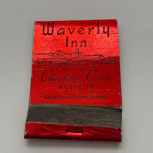 Waverly Inn Cheshire, Diorio's Restaurant Waterbury CT Matchbook Cover TB8-MB-1