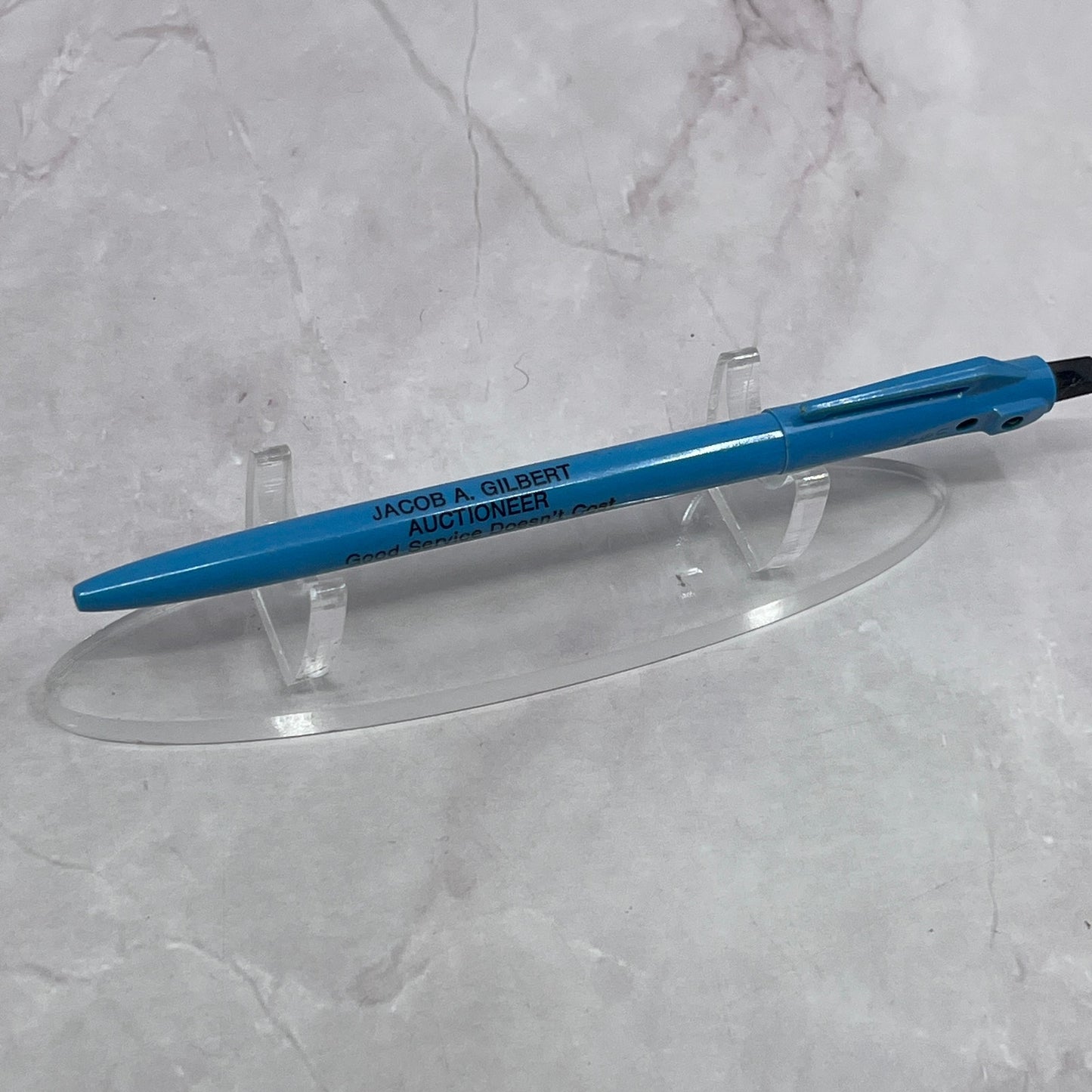 Jacob A Gilbert Auctioneer Vintage Advertising Pen TC5-PP2