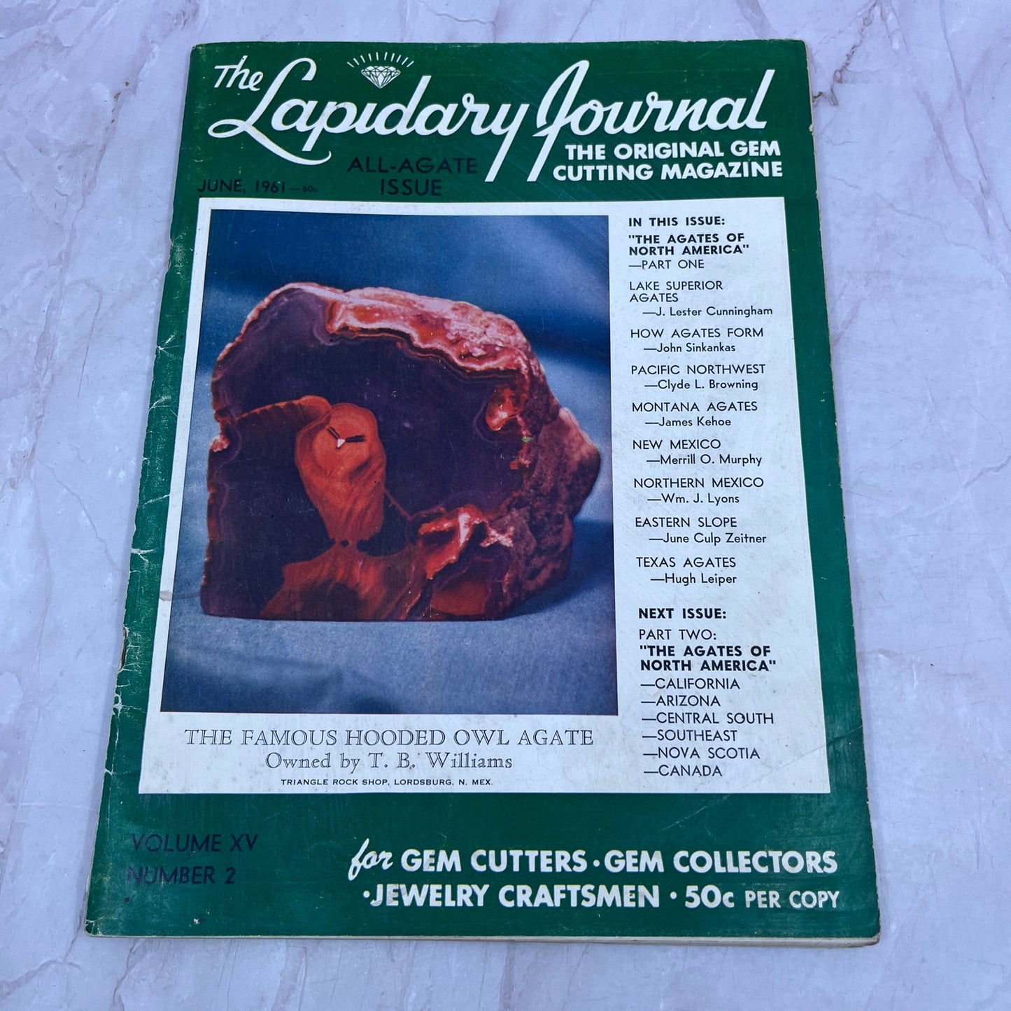 All Agate Issue - Lapidary Journal Magazine - June 1961 M28