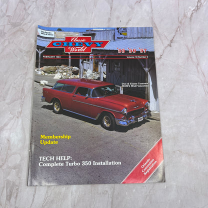 350 Turbo Installation - '55, '56, '57 Classic Chevy World Magazine Feb 1984 M29