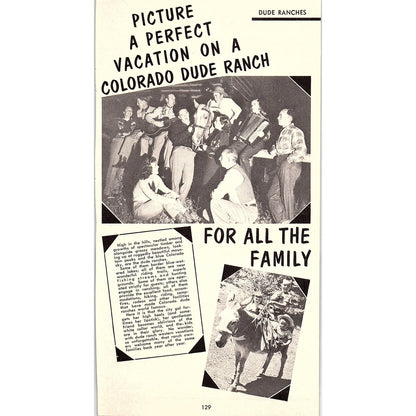 Durango Colorado - Tourist Mecca of the Southwest 1958 Ad AG1-8