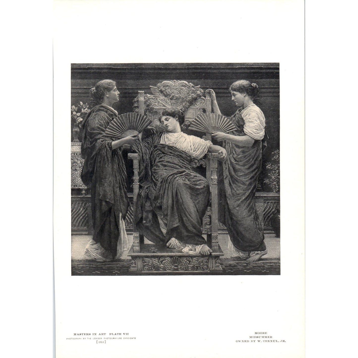 Midsummer - Moore c1905 Art Print D14