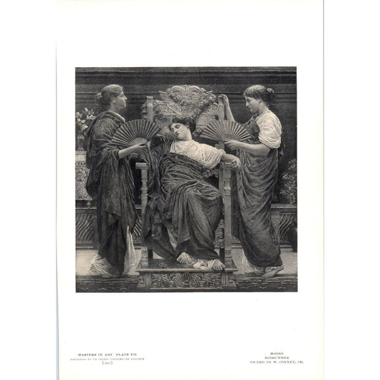 Midsummer - Moore c1905 Art Print D14