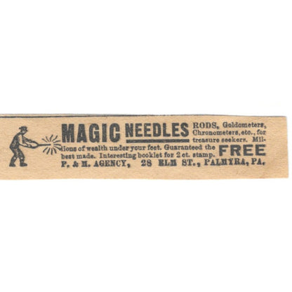 Magic Needles P&M Agency Palmyra PA 1910 Magazine Ad AF1-SS9