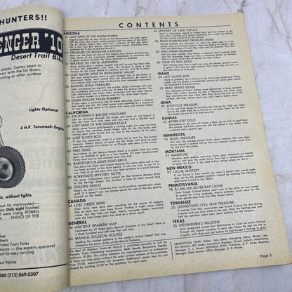 1970 Best of Western Treasures Annual Magazine Lost Mines Ghost Towns M20