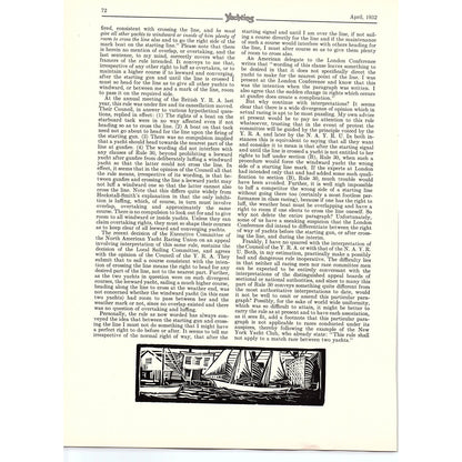 An Ambiguous Rule in Yachting C. Sherman Hoyt 1932 Article V1-4