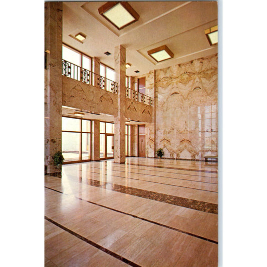 Eisenhower Presidential Library Abilene Kansas Vintage Postcard PC16