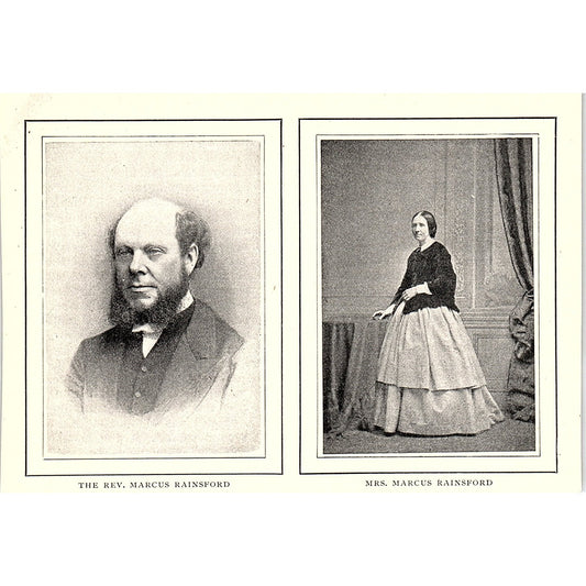 Photos of The Rev. Marcus Rainsford & Mrs. Rainsford 1903 Art Print AG3-H1