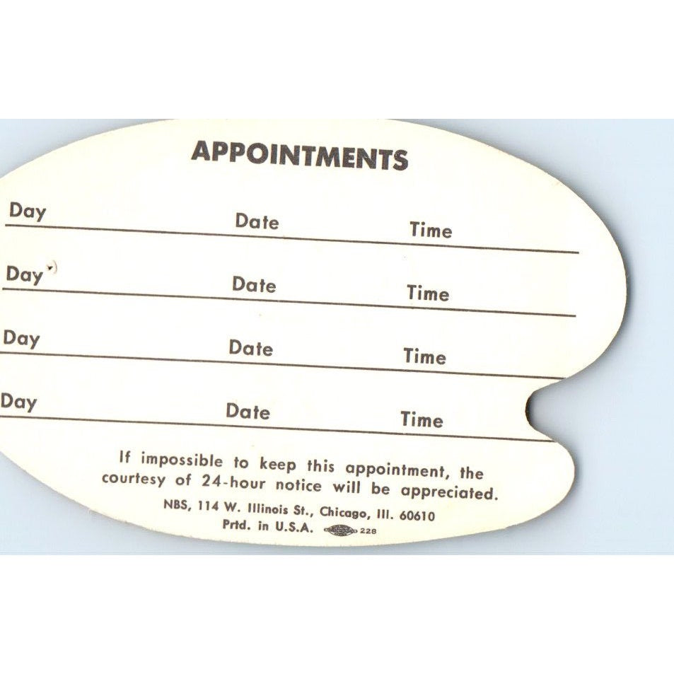 Gayle's Hair Fashions Long Beach CA Vintage Business Card SD8-B11