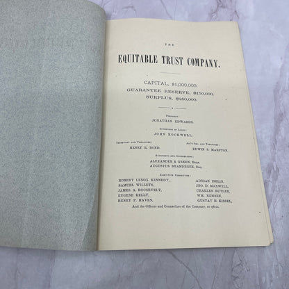 1873 Parker & Stackpole Real Estate Bonds Equitable Trust New London Book TC5-RD