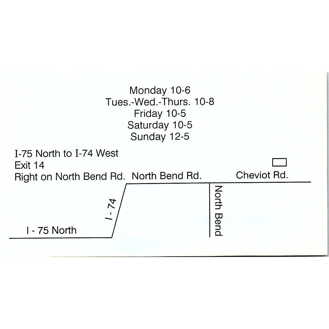 Scrapbook Sensation Pam Thie Cincinnati OH Vintage Business Card SC9-B10