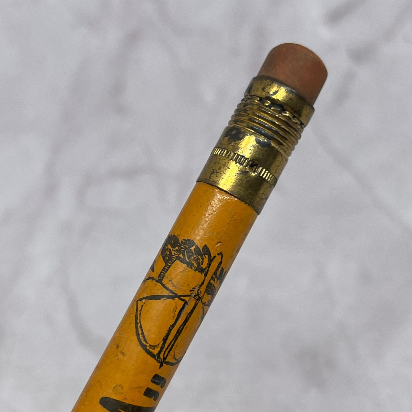 Vintage Wyandotte Indian Arrow Jumbo Pencil TC5-PN2