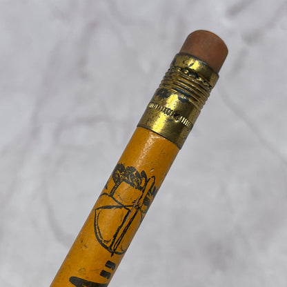 Vintage Wyandotte Indian Arrow Jumbo Pencil TC5-PN2