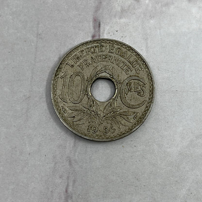France 1935 10 Cmes Coin Liberte Egalite Fraternite SE2