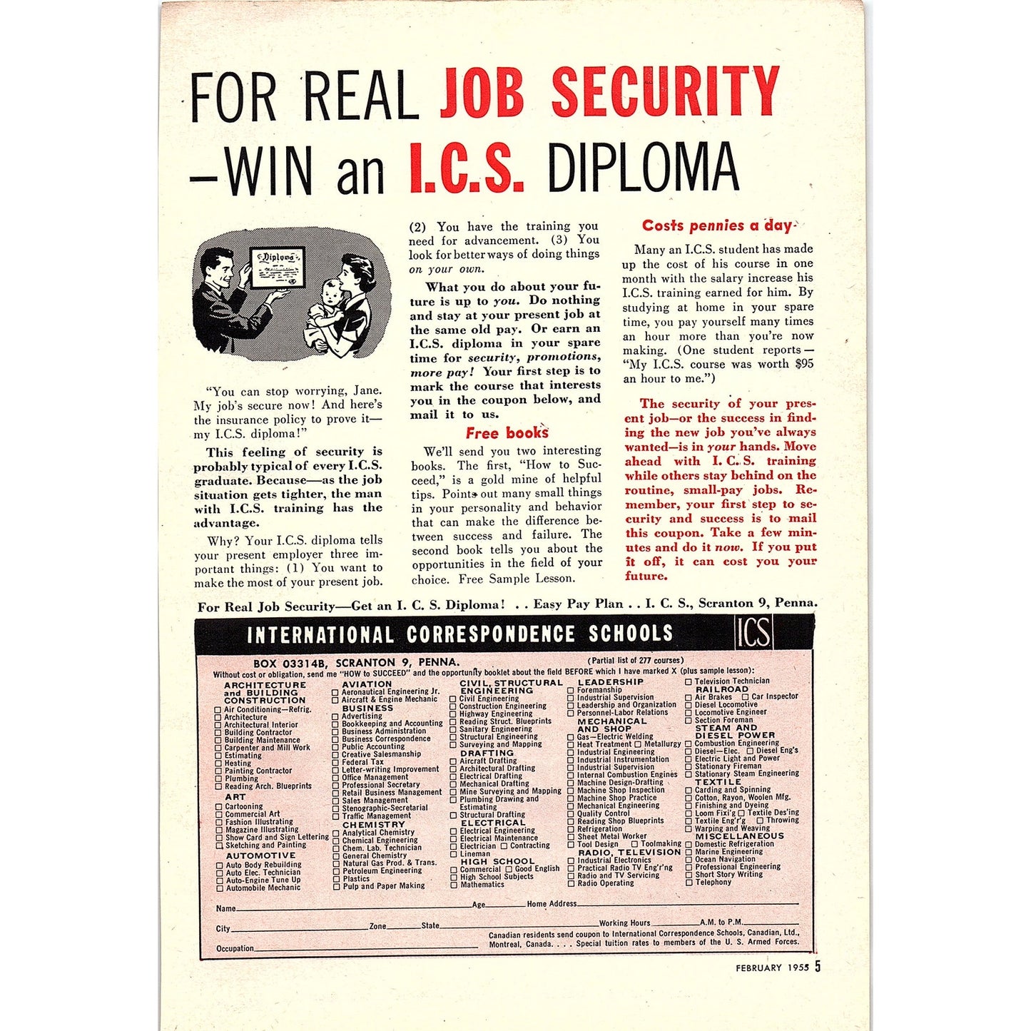 Duraclean Co - Your Own Cleaning Business - Deerfield IL 1955 Ad AG1-6