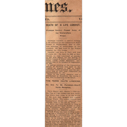 The Freeman-Church Co Clothiers Hartford 1901 Newspaper Ad AD8-H3