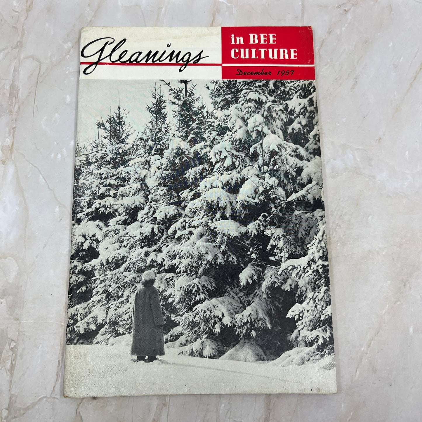 1957 Dec Gleanings in Bee Culture Beekeeping Magazine A.I. Root Co Medina OH TD5