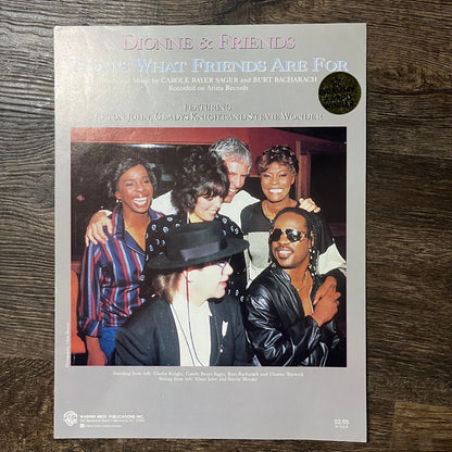 That's What Friends Are For Dionne Warwick Elton John Stevie Wonder Music V9