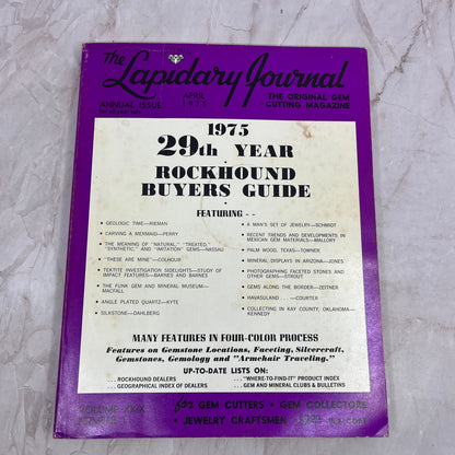 29th Rockhound Buyers Guide - Lapidary Journal Magazine - Apr 1975 M26