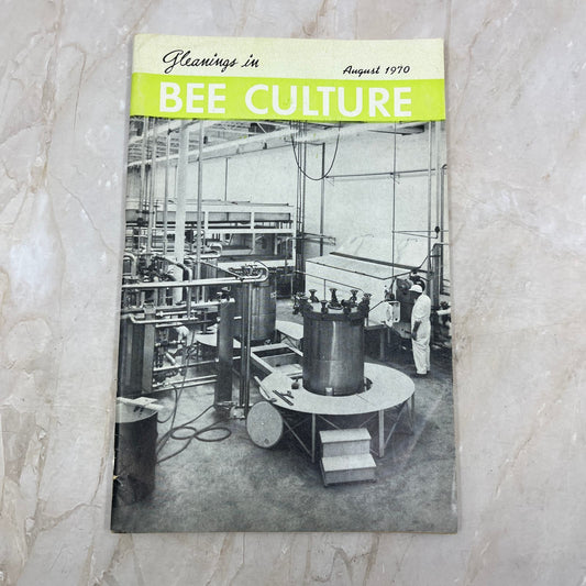 1970 Aug Gleanings in Bee Culture Magazine Bees Beekeeping Honey M8