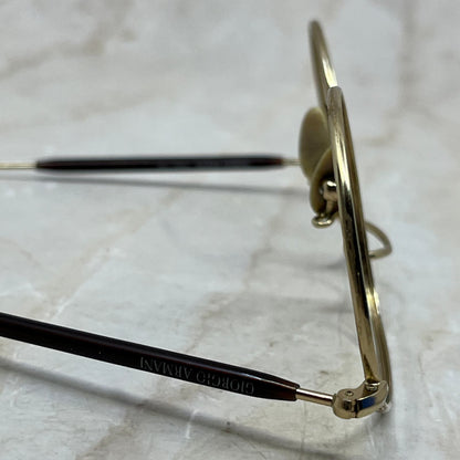 Vintage Giorgio Armani Gold Tone Sunglasses Eyeglasses Frames TD5G4-6