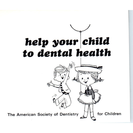 Dental Health Cartoon American Society of Dentistry for Children 1964 AB6-LB