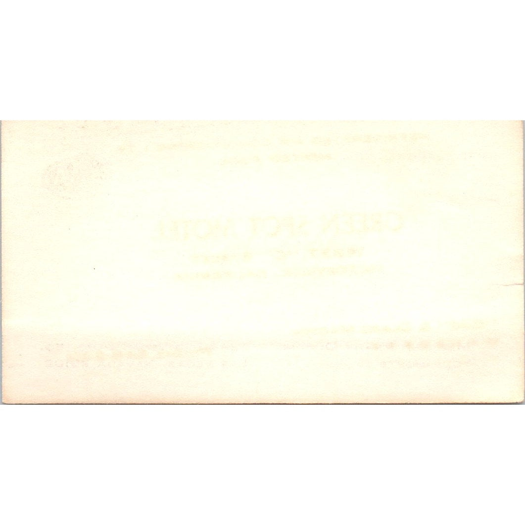 White Sands Motel Meg & Frank Durand Las Vegas NV Vintage Business Card SD8-B22