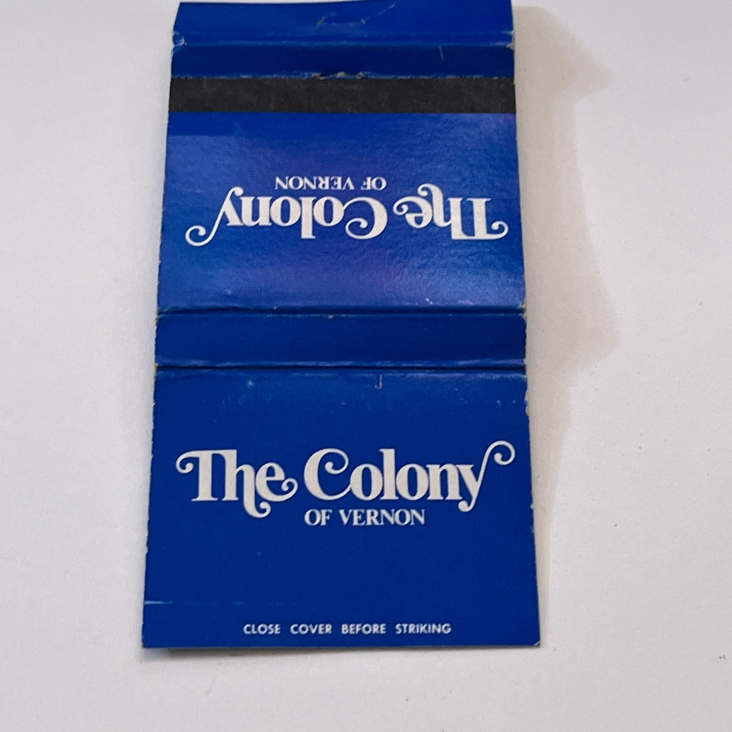 The Colony of Vernon Vintage Matchbook Cover TB6-MB1-11