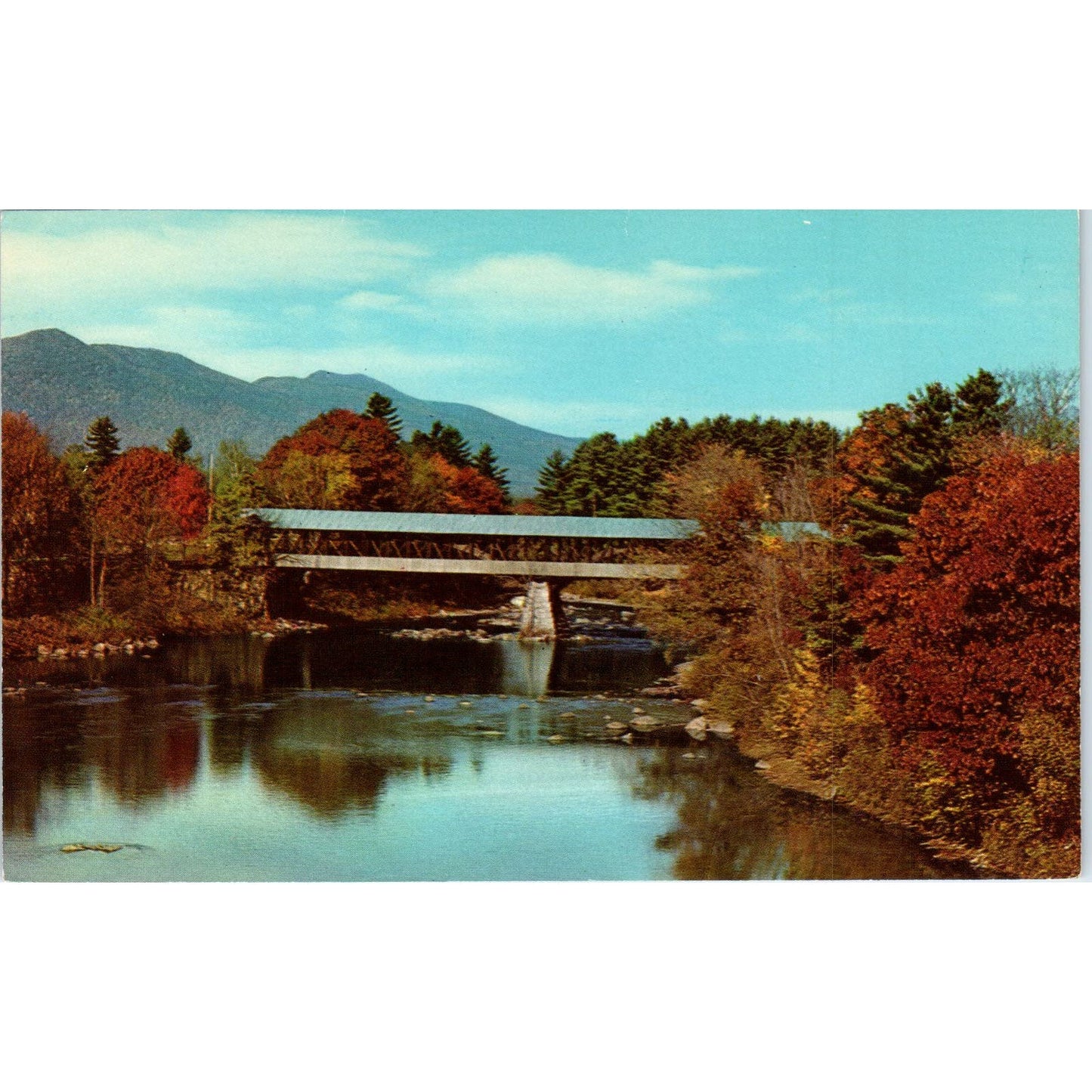Jackson New Hampshire Covered Bridge Postcard PB13