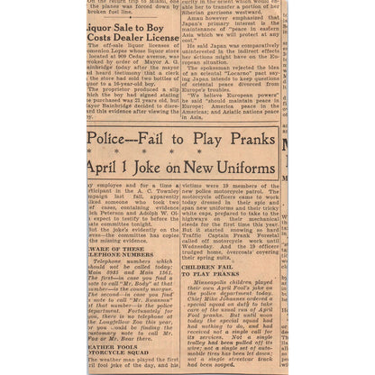Maurice L. Rothschild Brucewood Coats 4x7" 1935 Minneapolis Journal Ad AE7-H1