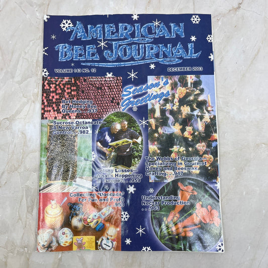 2003 Dec American Bee Journal Magazine Bees Beekeeping Honey M7
