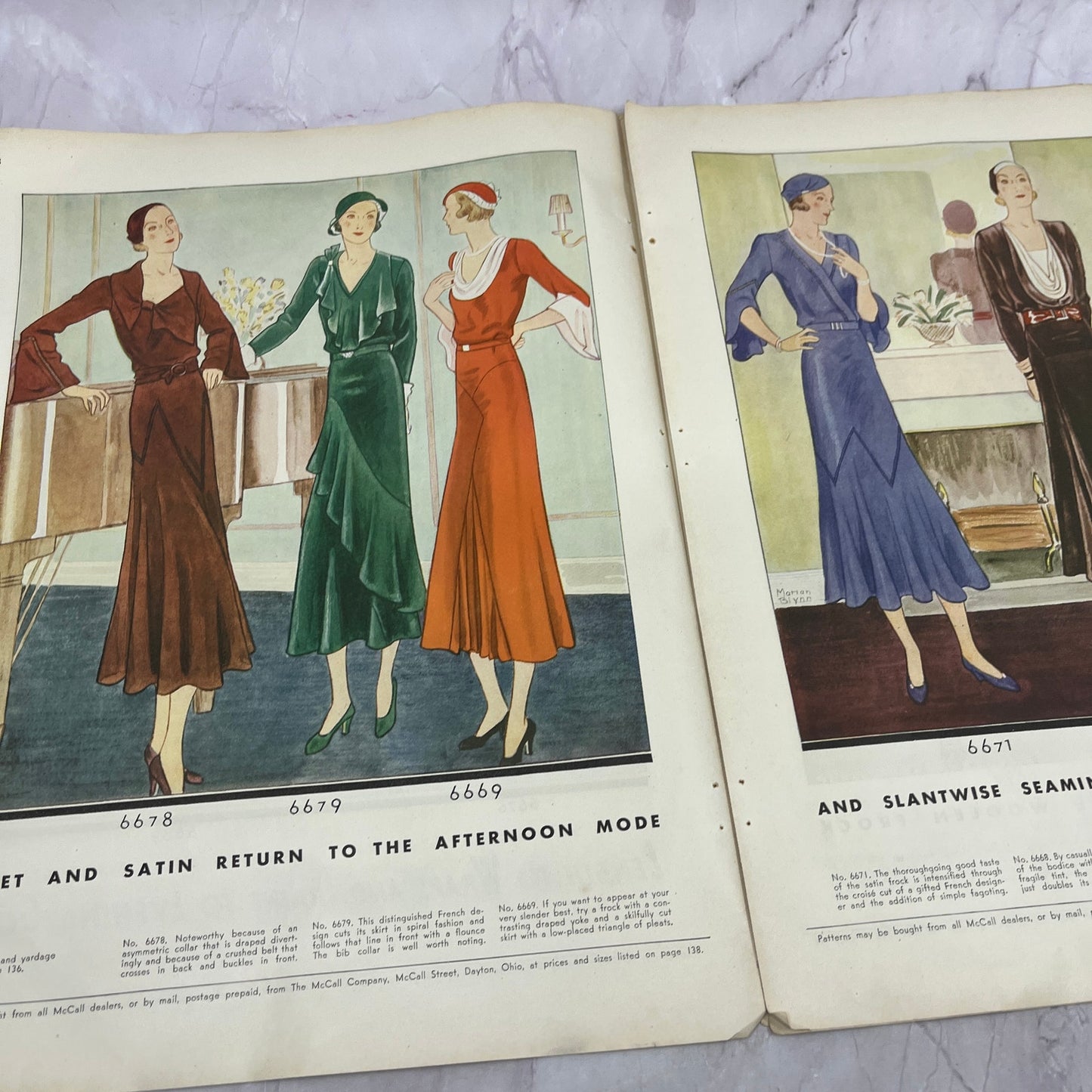 Just Back from Paris - Latest Women's Fashions Spread 6 Page 1931 Article V1-3