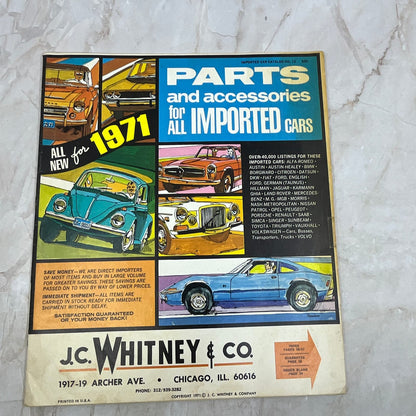 1971 JC Whitney & Co Parts & Accessories for Imported Cars Catalog TI9-P3