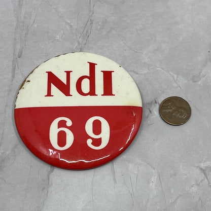 NdI 69 Vintage Pinback Button (Broken Back) TC5-PB
